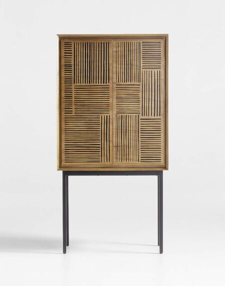 Bar Cabinet With Integrated Lighting