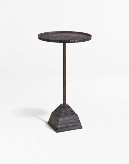 Round Marble High Table